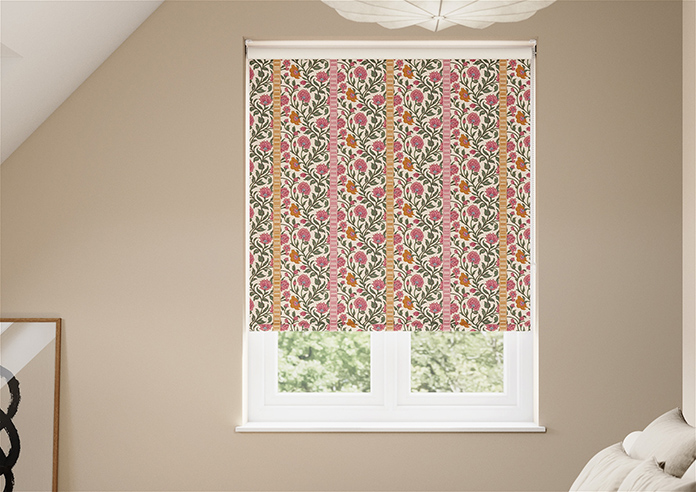 Petal & Block Latika Stripe, Sunset - Twist & Fit Roller Blind - Image 3